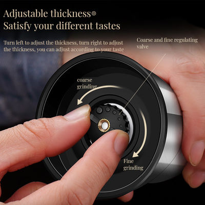 Aço inoxidável Manual Grinders de especiarias de bambu Função Moinho de pimenta Sal para cozinha doméstica