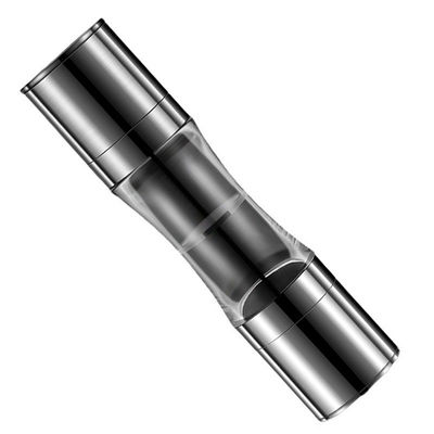 Espesor ajustável Garrafa de vidro de cabeça dupla Moinho de sal e pimenta para restaurante