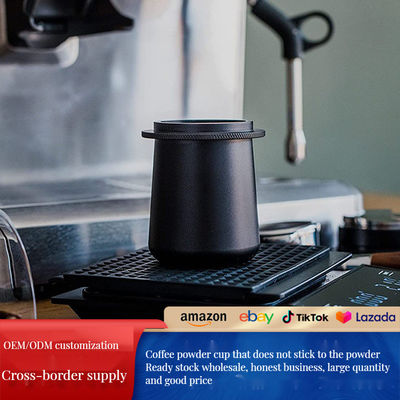 Anel de dosagem de cerâmica de café 51/58mm Alumínio liga WDT Ferramentas para Espresso Sniffing Mug