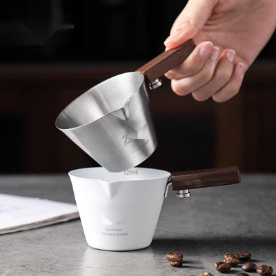 120 ml de aço inoxidável Espresso Shot Copo de medição para espuma de leite de café