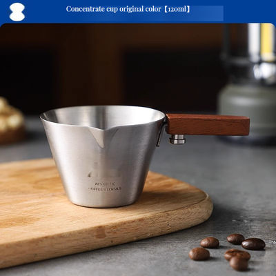 Topo de medida de Espresso 120 ml de aço inoxidável