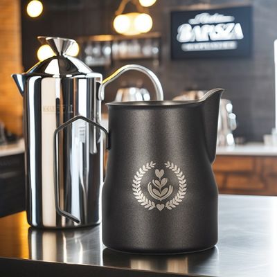 Caçador especial de café Espresso de aço inoxidável de 350ml/500ml com design americano