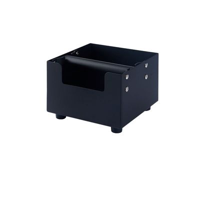 Caixa de batida cuboide com base antiderrapante de silicone removível de barras de aço inoxidável ferramentas de chá Espresso PC Stand