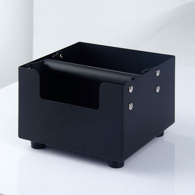 Caixa de batida de silicone cuboide absorvente de choque para ferramentas de café e chá tamanho personalizado BAMBOO