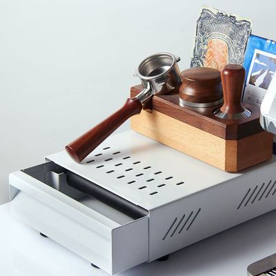 Ferramentas de café e chá tipo gaveta espessada recipiente de café de aço inoxidável com bastão