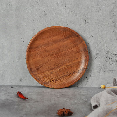 Taças de escultura em madeira maciça e elegantes cestos de frutas para utensílios de cozinha de longa duração