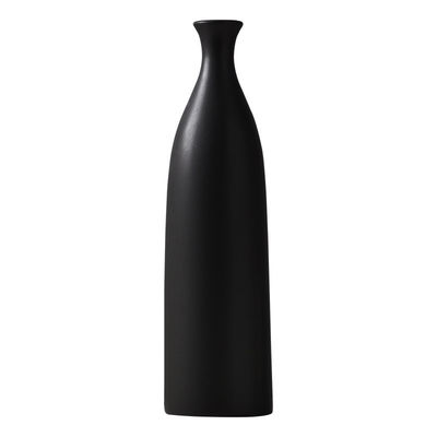 Vaso de mesa para decoração de sala de estar em cerâmica simples e preta e branca