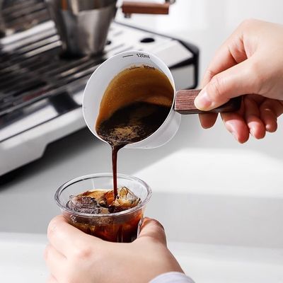 Melamina de plástico tipo 120 ml Taças de café expresso para espuma de leite e preparação de café