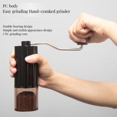 Moinho de café de mão de aço inoxidável preto directo utensílios domésticos de design moderno