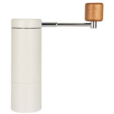 Moinho de café manual de design moderno com borla de cerâmica e controle de grosseira externa