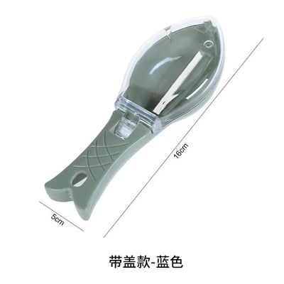 Diga olá para limpar os balcões da cozinha com este raspador manual de balança de peixe