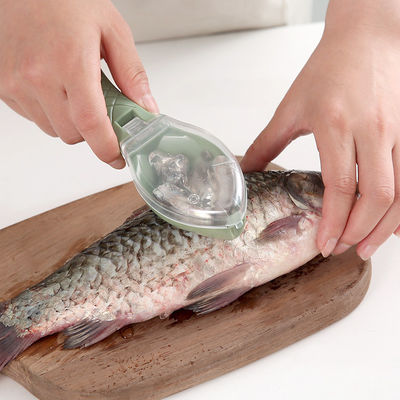 Diga olá para limpar os balcões da cozinha com este raspador manual de balança de peixe