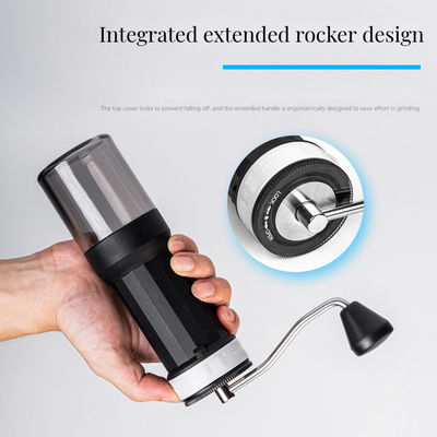 Empresa Cerâmica Conical Burr Manual moinho de mão moinho de café com aço inoxidável metal