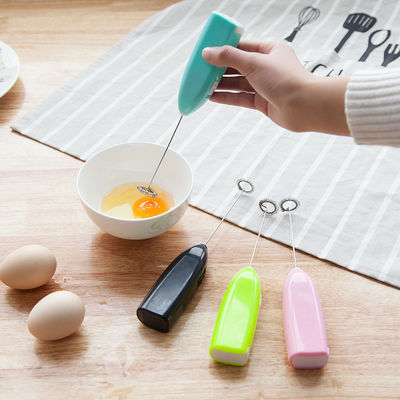 2024 Design Mini Eletrônico portátil batedor de ovos de aço inoxidável Whisk para ovos de leite de café