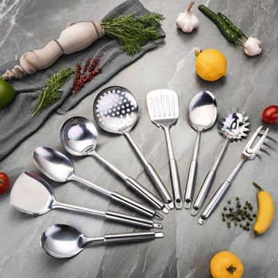 Armário de Contagem Potes de Metal Pans Organizador Espaço Econômico Design para 8 utensílios de alojamento