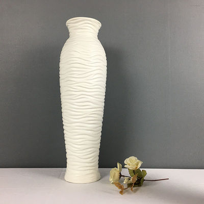 Vaso de flores de cerâmica de design nórdico exclusivo para decoração doméstica e ornamentação de sala de estar