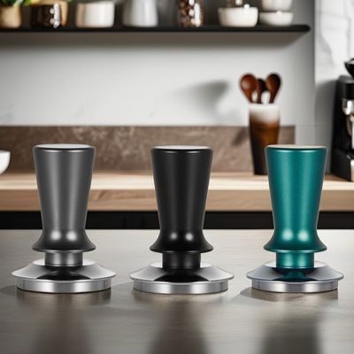 Em estoque Calibrado Pressão Primavera Carregado Tamper para Baristas Custom Logotipo Espresso Ferramenta