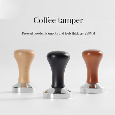 Ferro fundido Portátil de aço inoxidável Caçador de café 51mm 53mm 58mm Tamanhos para Barista Distribuidores de café da cozinha