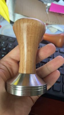 Caçador de café de aço inoxidável portátil 51mm 53mm 58mm Tamanho para barista na cozinha do café