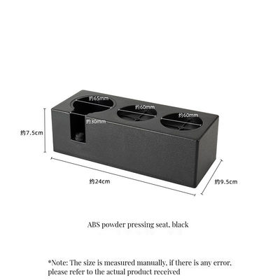 Aço inoxidável sustentável 58mm manipulador de café para o design moderno ABS compacto Stand