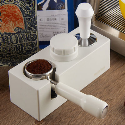 Moderno ABS Espresso Café Tamper Stand com Eco-Friendly Portafilter Holder Barista Essenciais por ferramentas de chá