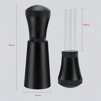 Distribuidor de Espresso de aço inoxidável Design clássico com agulhas cerâmicas de pó de café