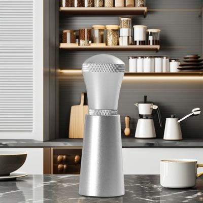 Ferramenta distribuidora de agulhas de expresso de aço inoxidável com dispensador de mistura cerâmica e suporte