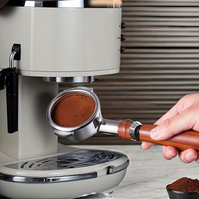 Melhore o seu jogo de café com o versátil anel magnético de dosagem de café de 51 mm e 58 mm