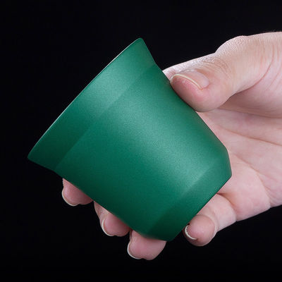 Copo de café de aço inoxidável de duas camadas de 80 ml de capacidade para café, chá, cerveja ou água