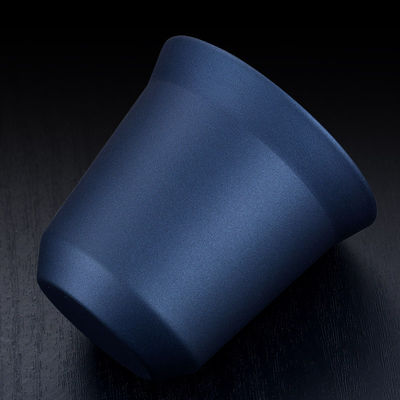 Aço inoxidável 304 Dupla camada isolada Copo de café HANDGRIP 80ml Capacidade para festas