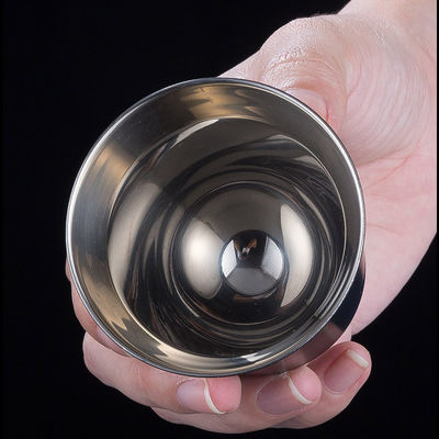 304 de aço inoxidável de camada dupla 80 ml Copo de café isolado para o partido HANDGRIP incluído