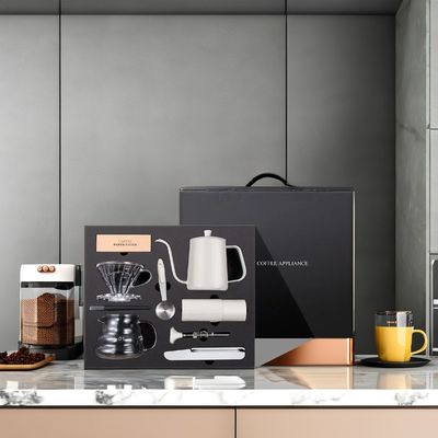 Moinho de café manual de viagem amigável com 48mm Flat Burr e corpo de aço inoxidável