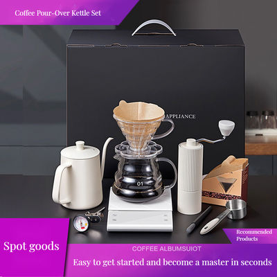 Máquina de fazer chá de aço inoxidável moedor manual de café com velocidade e tampa ajustáveis