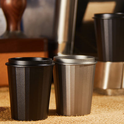 Copo de café de aço inoxidável de 58 mm personalizável para medição precisa do barista