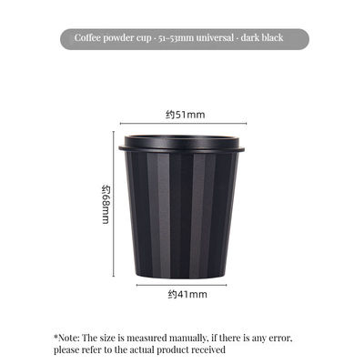 Taça de café em pó de aço inoxidável personalizada favorita dos baristas com função de leite de espuma