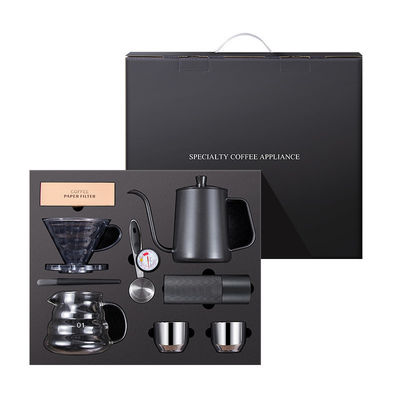 Melhore a sua experiência de café com este conjunto de café de vidro e derramar sobre a máquina de café