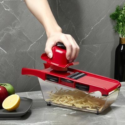 Ferramentas de cozinha duráveis versáteis de 16 lâminas de bambu de aço inoxidável Chopper de alimentos