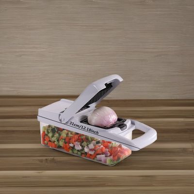 Multifuncional 22 em 1 aço inoxidável cortador de frutas e vegetais chopper de cozinha para casa