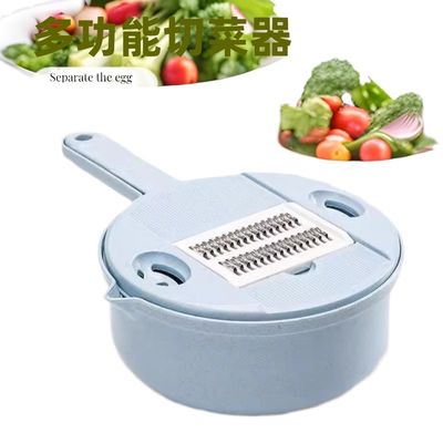 Logotipo personalizado de aço inoxidável Slicer em forma de tigela ferramenta versátil de bambu para cortar