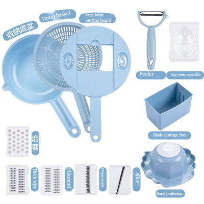 Logotipo personalizado de aço inoxidável Slicer em forma de tigela ferramenta versátil de bambu para cortar
