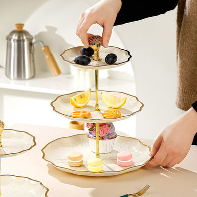 Estilo 3 camadas placa de cerâmica branca para ocasiões especiais- Dia da Terra cor personalizada