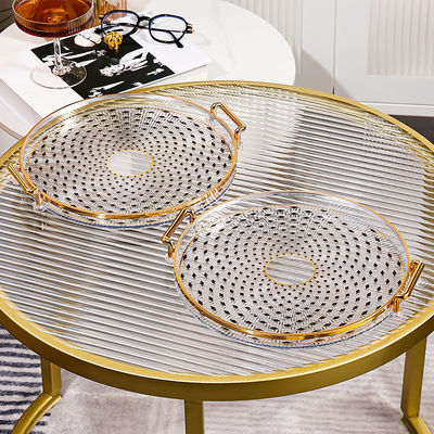 Caixa descartável de padrão de incrustação de ouro para café chá lanches talheres tipo de prato pratos