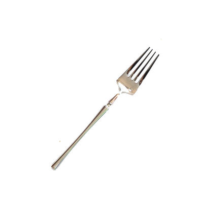 Logotipo personalizado aceitável 24pcs Elegante ouro de aço inoxidável Flatware Set para hotel