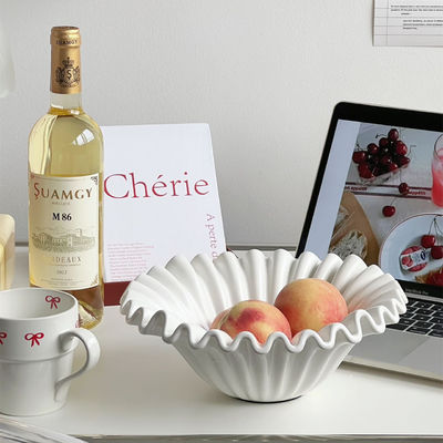 Modern Luxury Round PET Plate Light Customizado Multicolor Salada de Frutas Bowl para cozinha