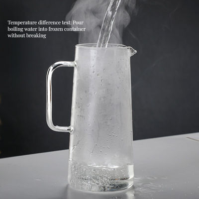 1L/1.4L garrafa de água de vidro de alto borosilicato com filtro de aço inoxidável sustentável
