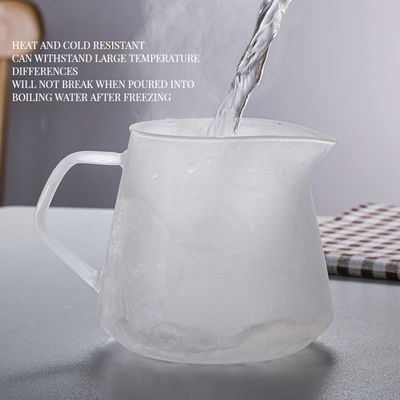 Receptor de café em forma de V de prata resistente a altas temperaturas para restaurantes e casas