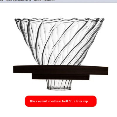 Filtro de café reutilizável Prateleira de metal em forma de V para suporte de gotas Resistente a altas temperaturas