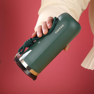 Botão de vácuo de aço inoxidável 304 para escritório de acampamento logotipo personalizado 350ml 450ml portátil