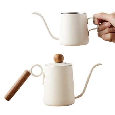 Modern Hand Punch Pot para Café loja de aço inoxidável