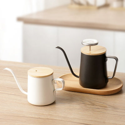 Moderna máquina de café de pescoço de galinha de aço inoxidável com boca longa pendurada e boca de gotejamento